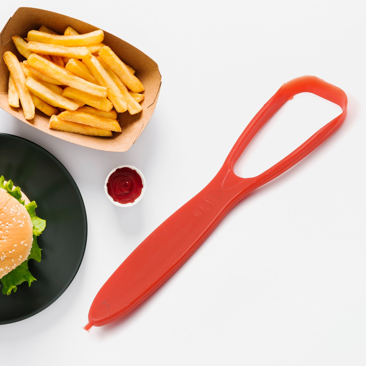 Plastic Tongue Cleaner For Kids  Adults  Tongue Scraper For Bad Breath Maintain Oral Hygiene For Daily Use  For Fresh Breath  Bacteria Removal  Improved Taste Plastic With Handle Tongue Cleaner (1 Pc ) - Happy Price - Image 2