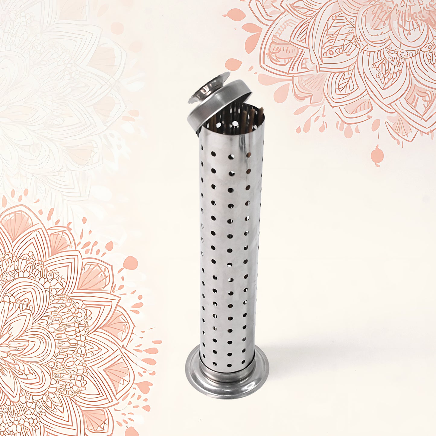 Stainless Steel Agarbatti Stand For Puja (1 Pc) - Happy Price - Image 3
