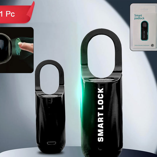 Small Usb Rechargeable Smart Fingerprint Padlock For Locker - Happy Price - Image 1