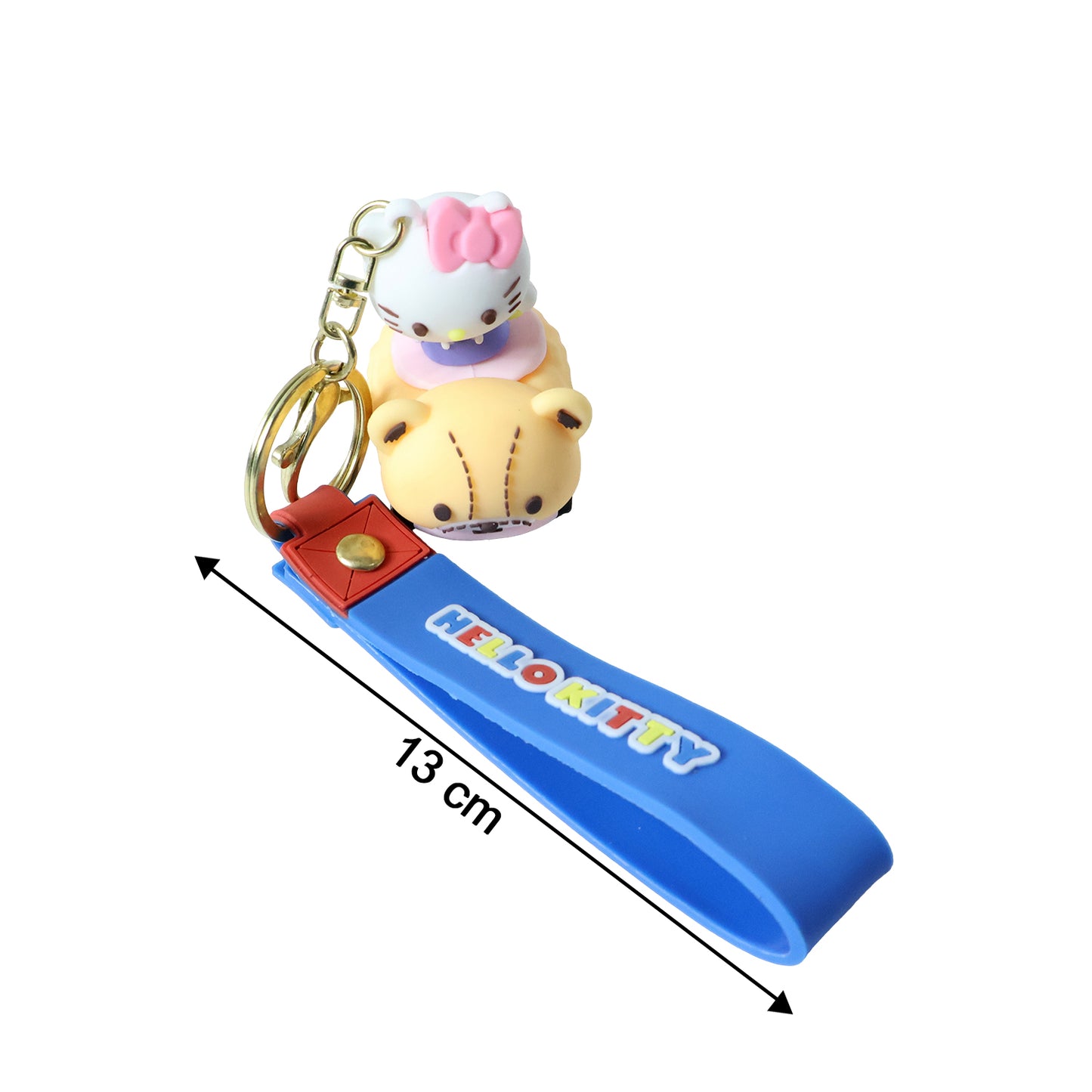 Cute Cat Toy Car Silicone Keychain with Wrist Strap - 1 Pc - Happy Price - Image 5