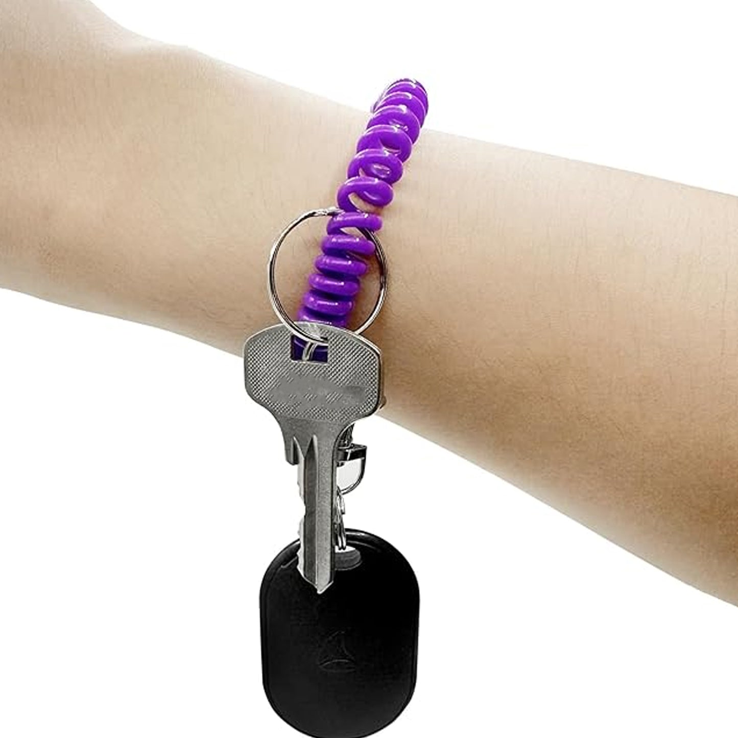 Telephone Wire Hair Bands Pack Of 2 Pc  Multicolour) - Happy Price - Image 4