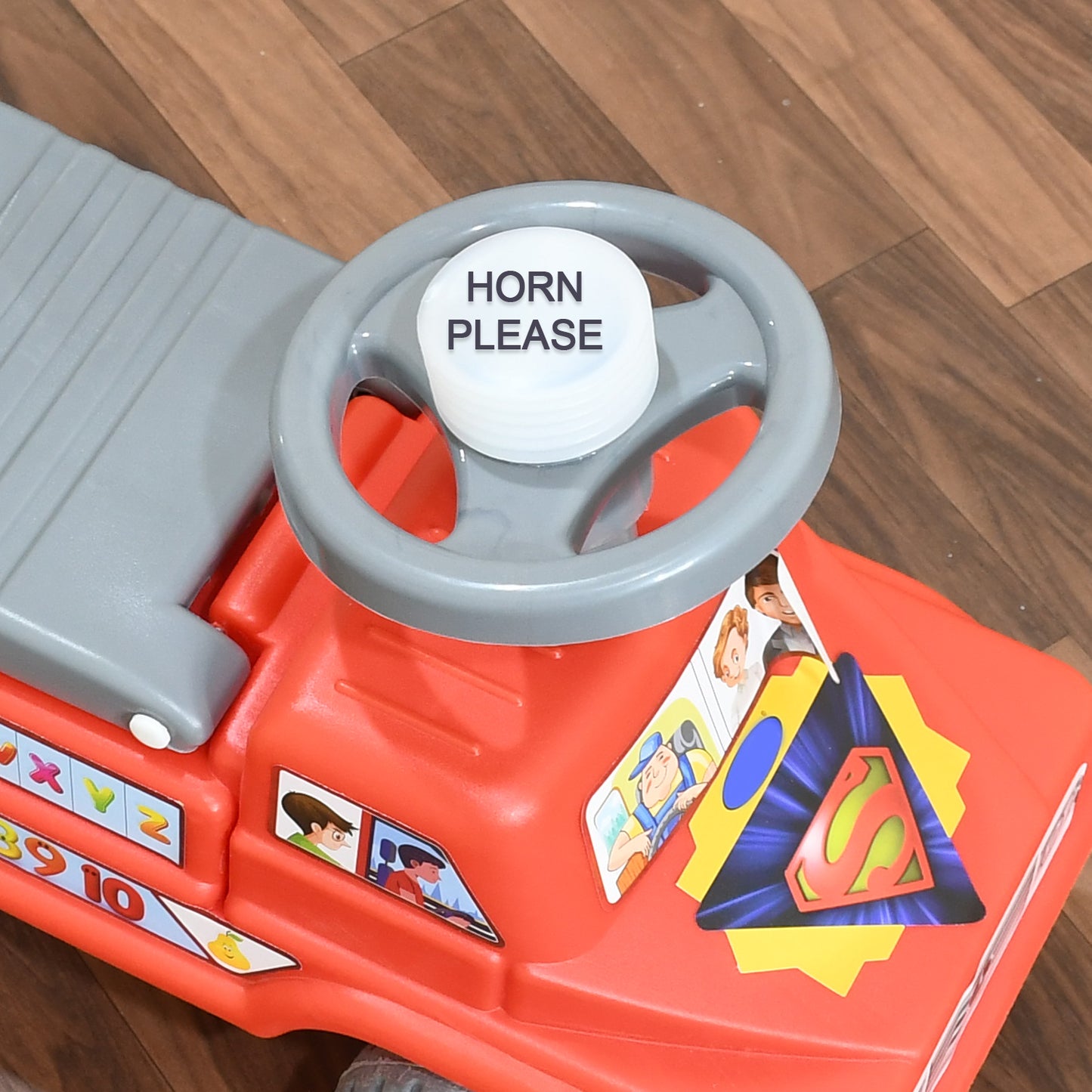 Kids Baby City Ride On Push Car Ride With Backrest Musical Horn For Children Kids Toy Ride-on Kids Toys Toddler Baby Toy Baby Car Suitable For Kids Boysgirls - Happy Price - Image 7