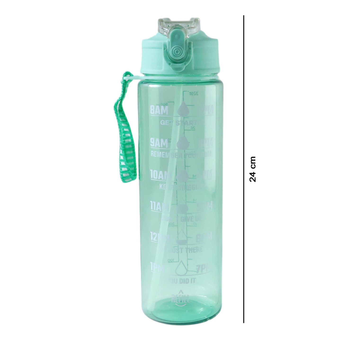 1000 ML Motivational Water Bottle with Time Marker & Flip Lid - Happy Price - Image 5
