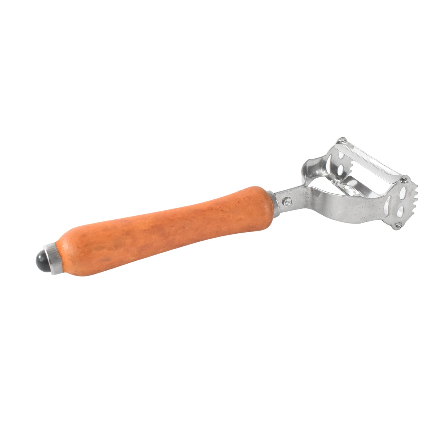 Vegetable And Fruit Peeler With Wooden Handle (1 Pc) - Happy Price - Image 4