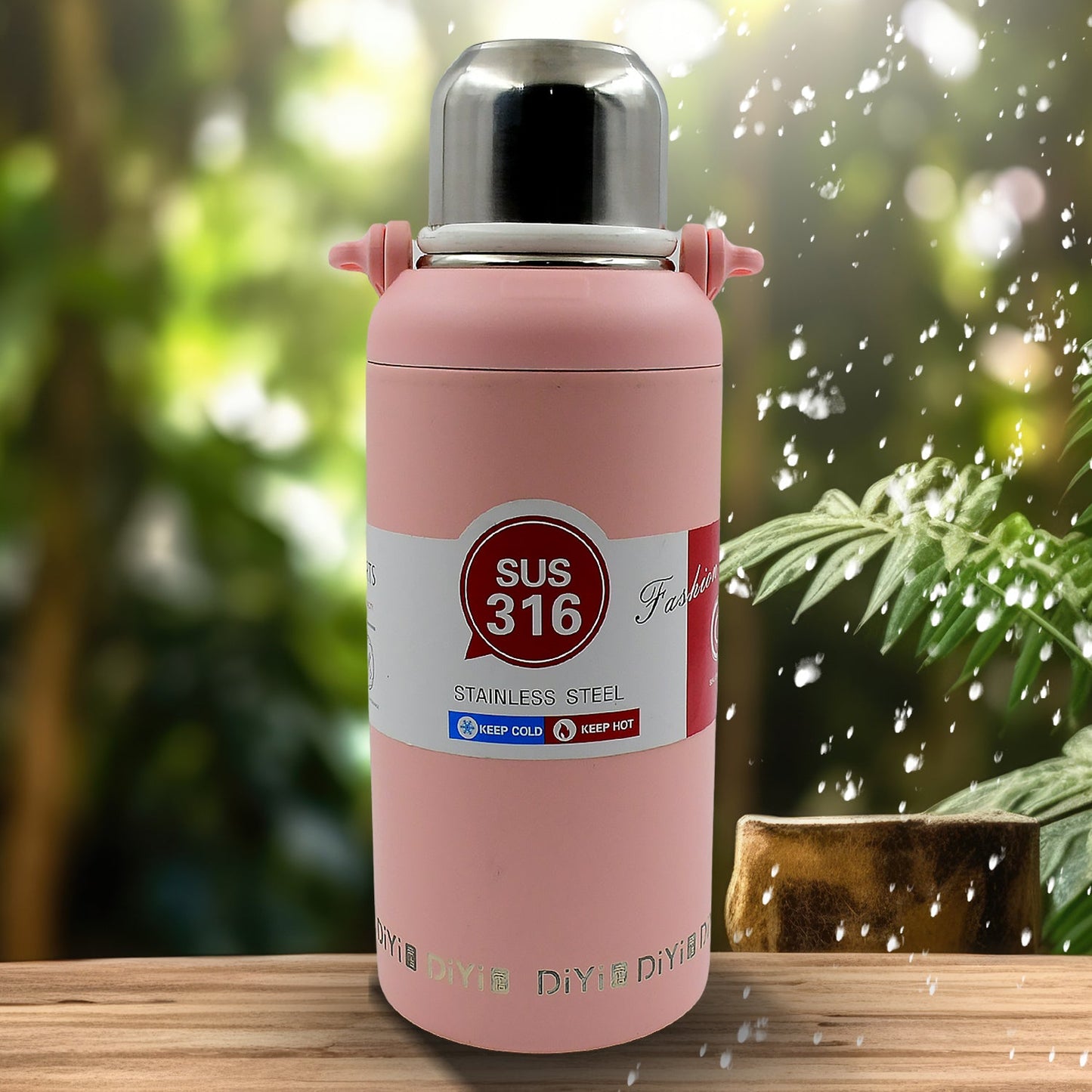 1300 ML Stainless Steel Vacuum Insulated Water Bottle with Handle - Happy Price - Image 1