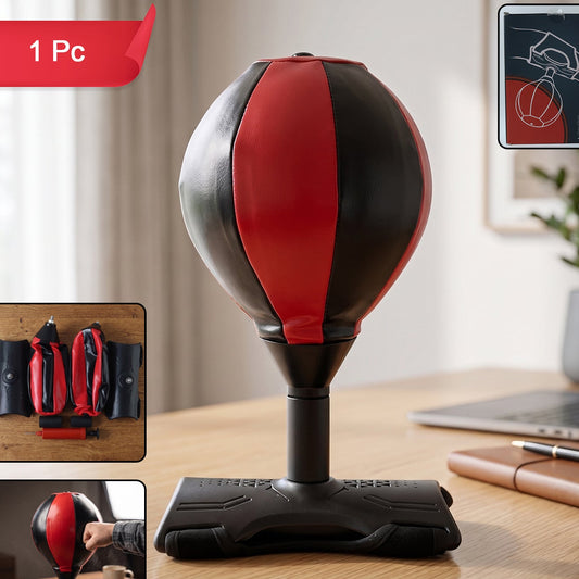 Portable B-grade Inflatable Punching Bag With Air Pump (1 Pc)