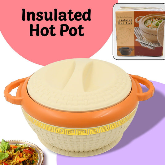 Insulated Hot Pot With Inner Stainless Steel Serving Casserole With Lid (800 Ml Approx)