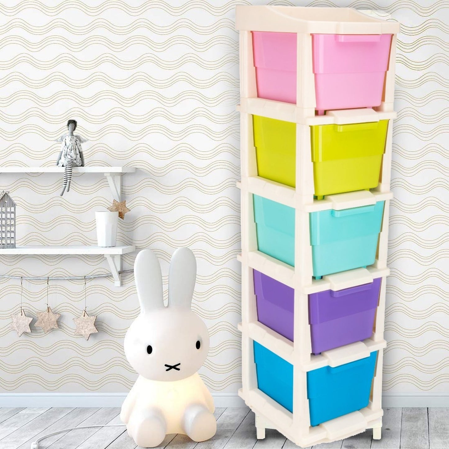 5 Layer Multi-purpose Modular Drawer Storage System - Happy Price - Image 5
