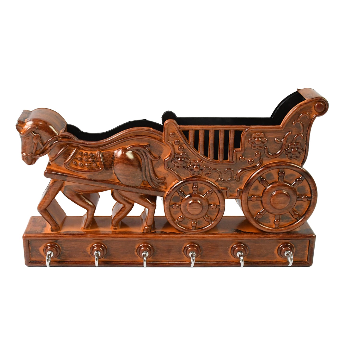 Plastic Rath Design Plastic 6 Hook Key Holder (1 Pc) - Happy Price - Image 5