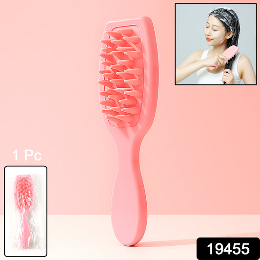 Multipurpose Silicone Scalp Massager Shampoo Brush (1 Pc) - Happy Price - Image 1