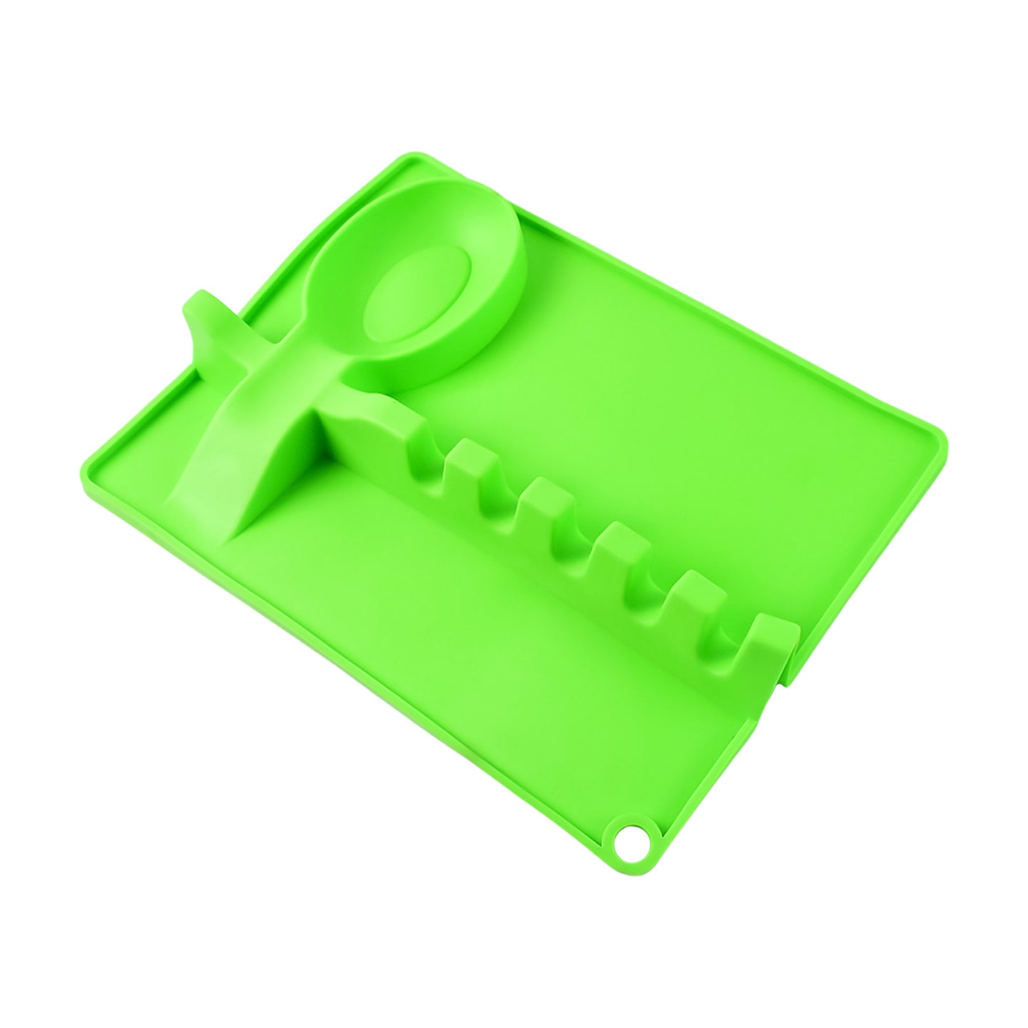 4-Slot Silicone Utensil Rest for Kitchen Countertops (1 Pc) - Happy Price - Image 5