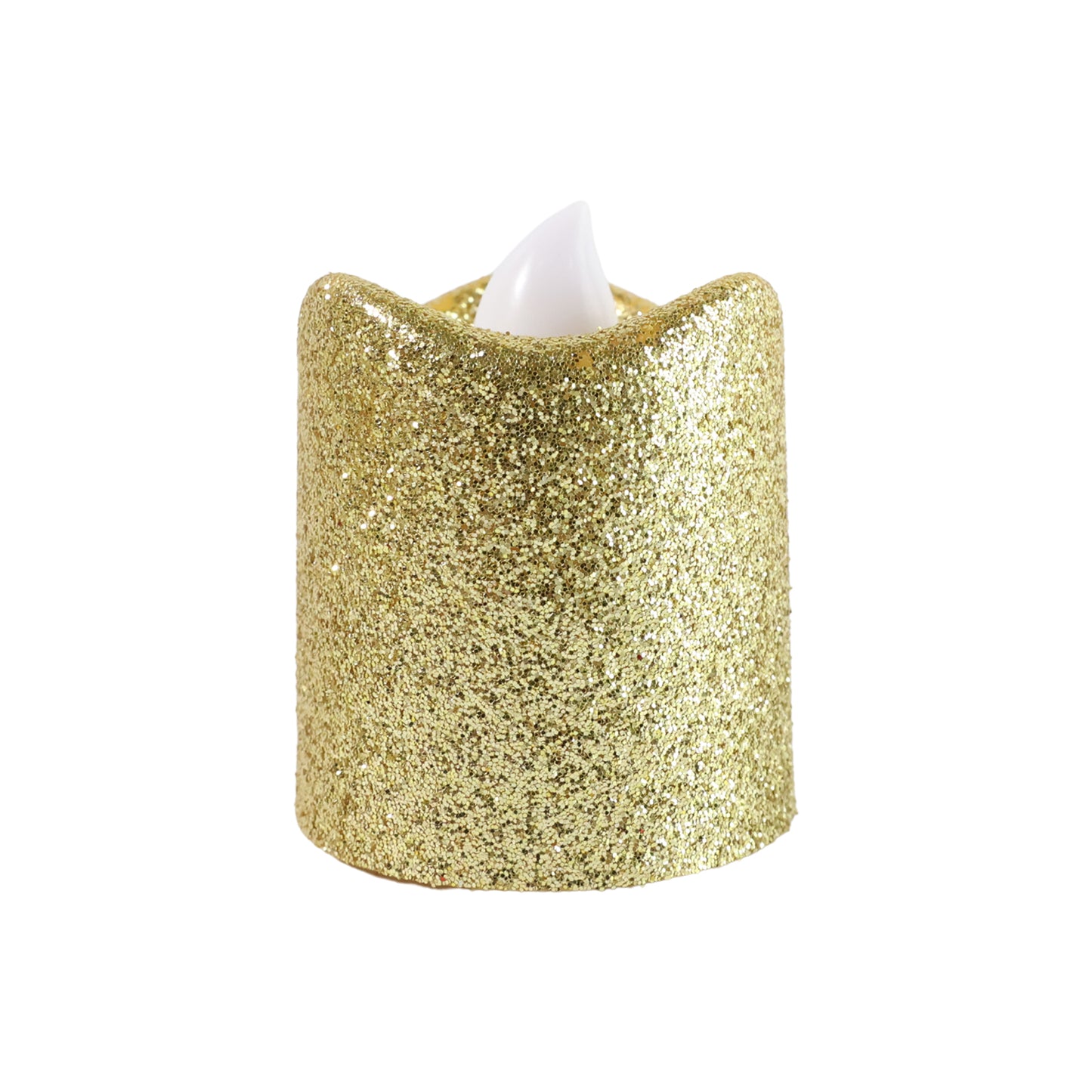 Christmas Glitter LED Tealight Candles - 9 Pc Set for Festive Ambiance - Happy Price - Image 2