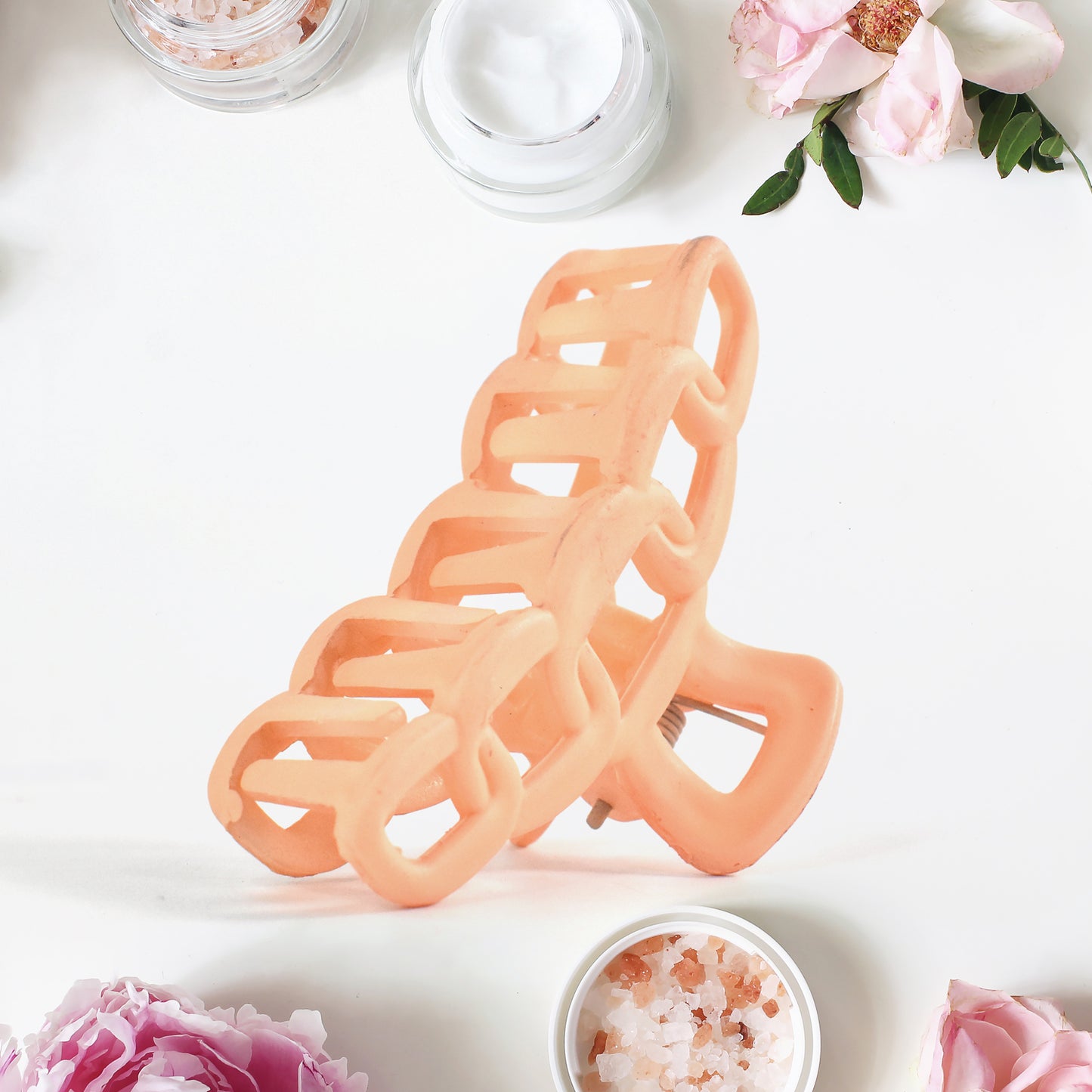 Plastic Hair Clamp Grip Simple Matte Hair Barrette Clamp (1 Pc) - Happy Price - Image 2