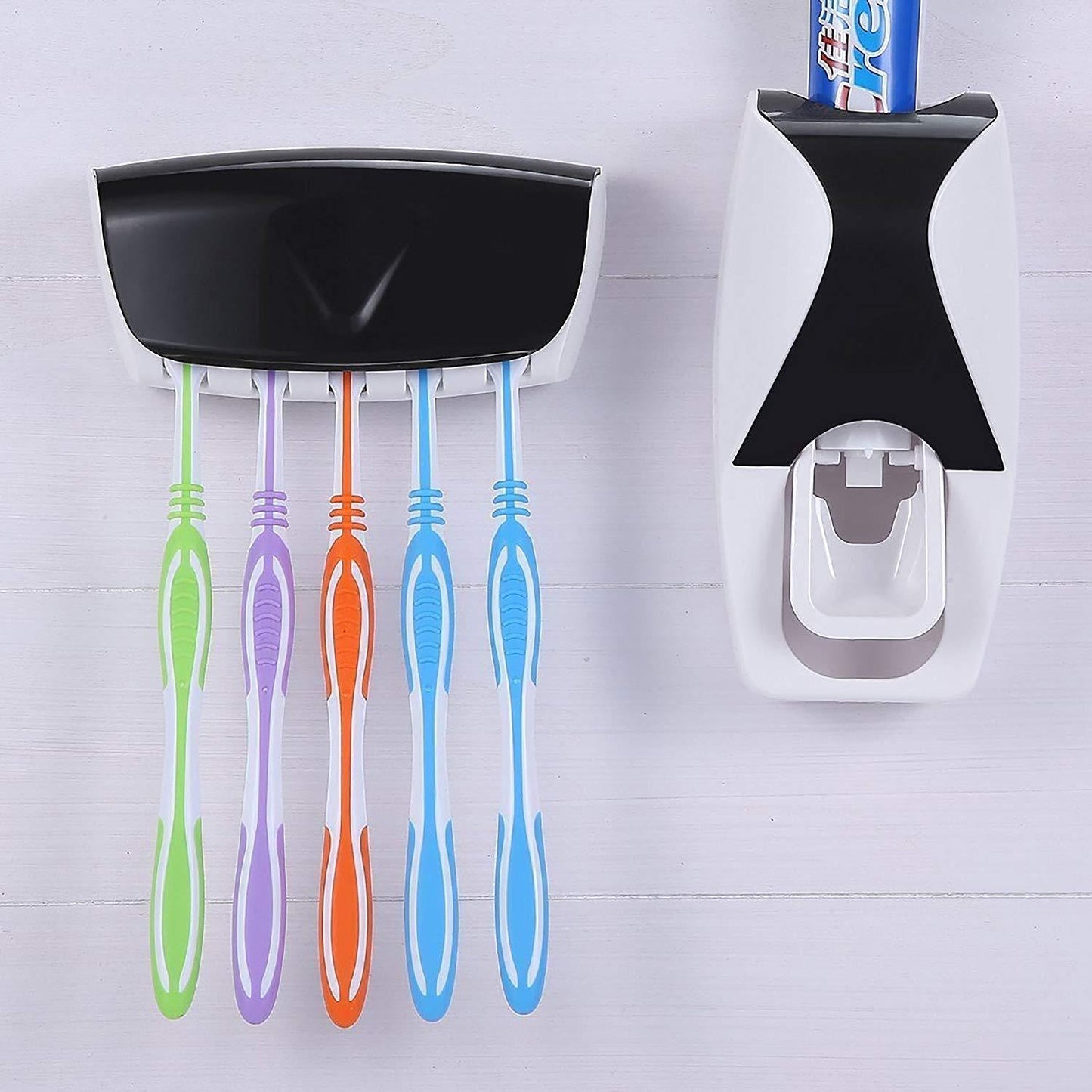Toothpaste Dispenser  Tooth Brush With Toothbrush - Happy Price - Image 2
