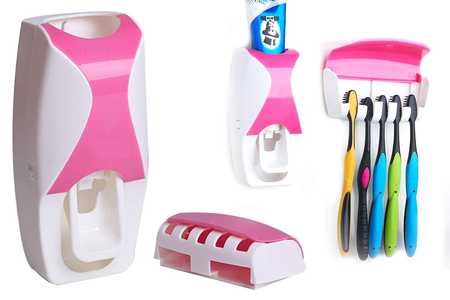 Toothpaste Dispenser  Tooth Brush With Toothbrush - Happy Price - Image 3