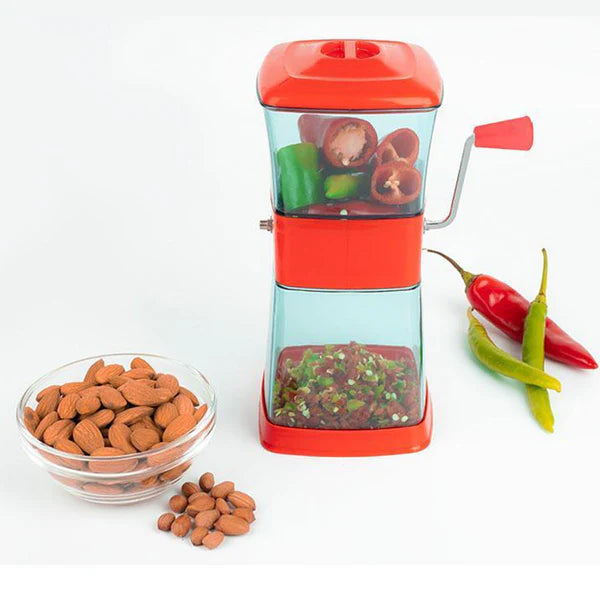 Maitri Stainless Steel Manual Vegetable Chopper for Onions, Chilies & Dry Fruits - Happy Price - Image 5