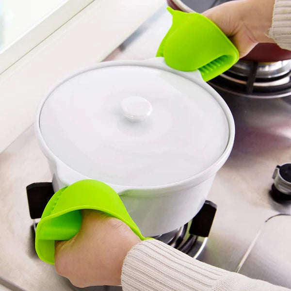 Silicone Heat Resistant Cooking Potholder For Kitchen Cooking  Baking - Happy Price - Image 5
