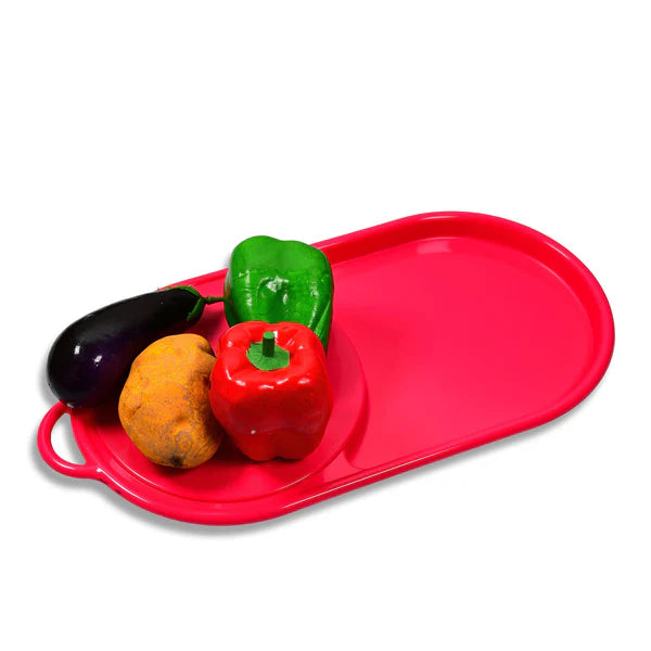 Kitchen Chopping Board Tray - Food Grade Plastic Cutting Surface (1pc)