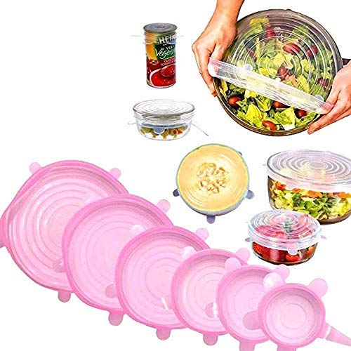Reusable Silicone Stretch Lids Set for Food Containers - 6 Sizes - Happy Price - Image 3