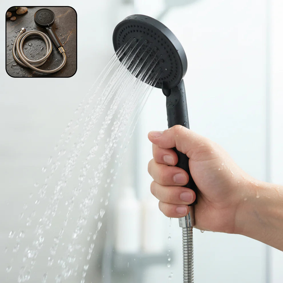 Round Handheld Shower Head (1 Pc)