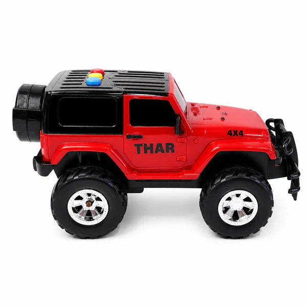 Kids Dinosaur Hunter Off-road Friction Powered Toy Jeep Car (1 Pc)