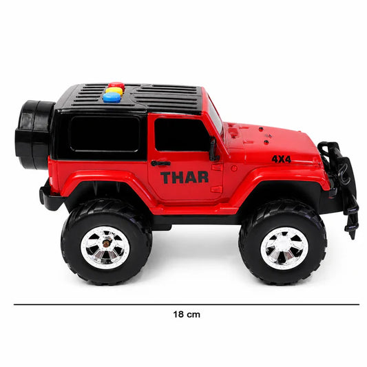 Kids Dinosaur Hunter Off-road Friction Powered Toy Jeep Car (1 Pc)