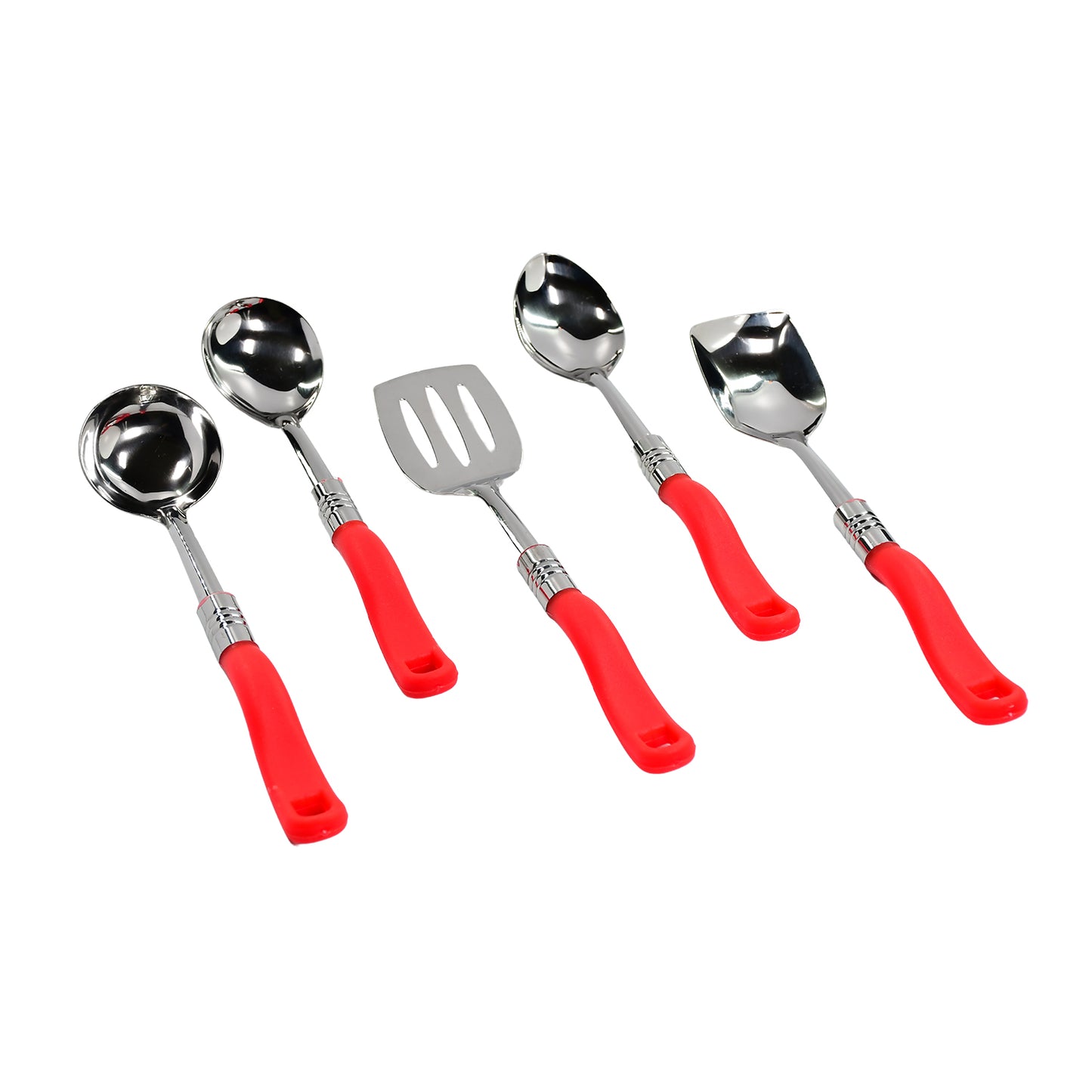 Stainless Steel Serving Spoon Set 5 Pcs. - Happy Price - Image 7