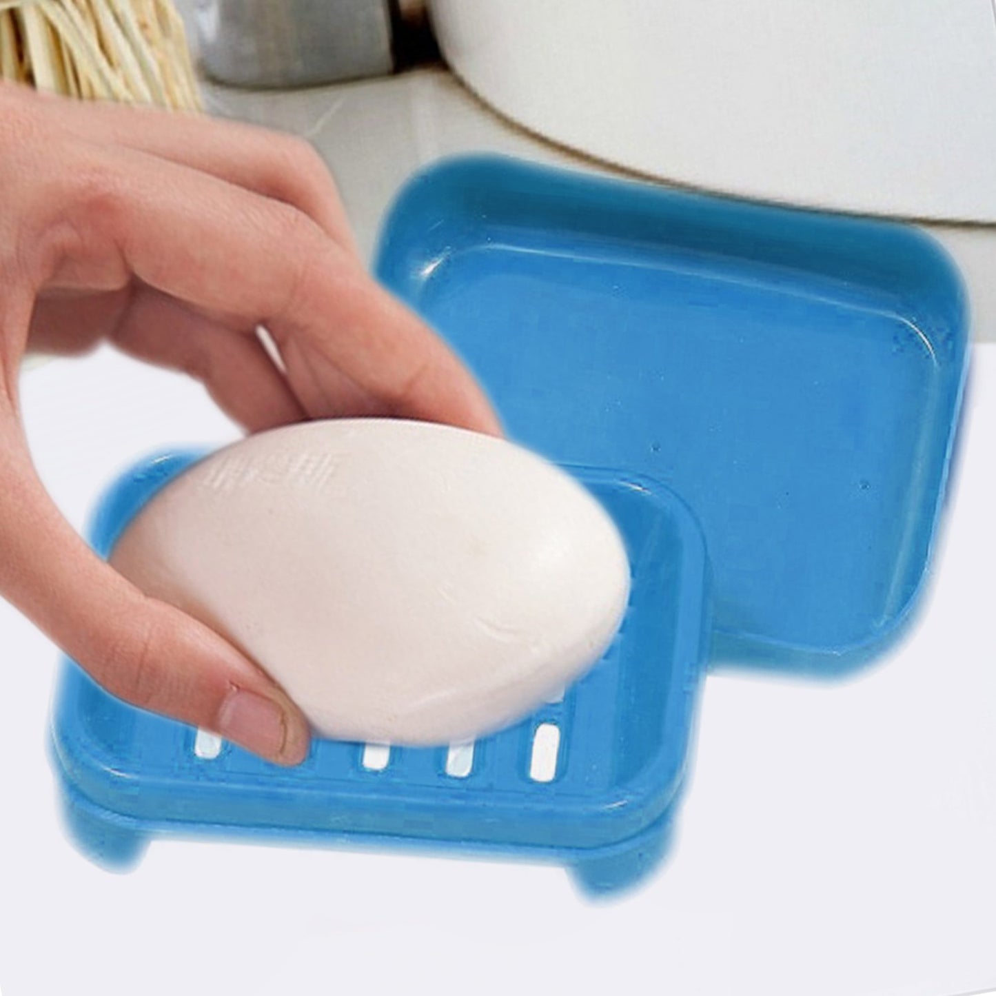 Covered Soap Keeping Plastic Case For Bathroom Use - Happy Price - Image 2