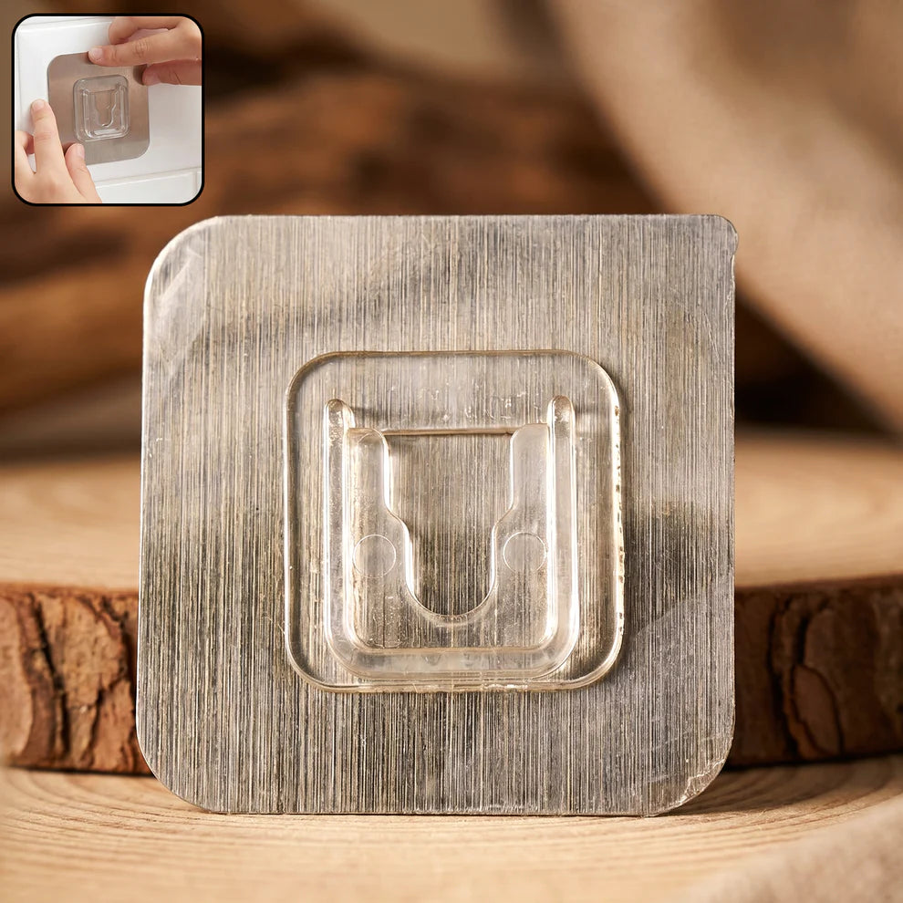 Transparent Self Adhesive Wall Hook (1 Pc)