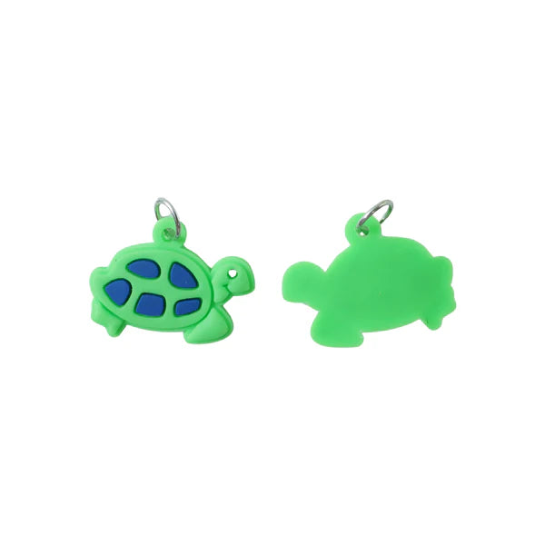 Cute Turtle Shape Bag Charm Keychain Set (10 Pc)