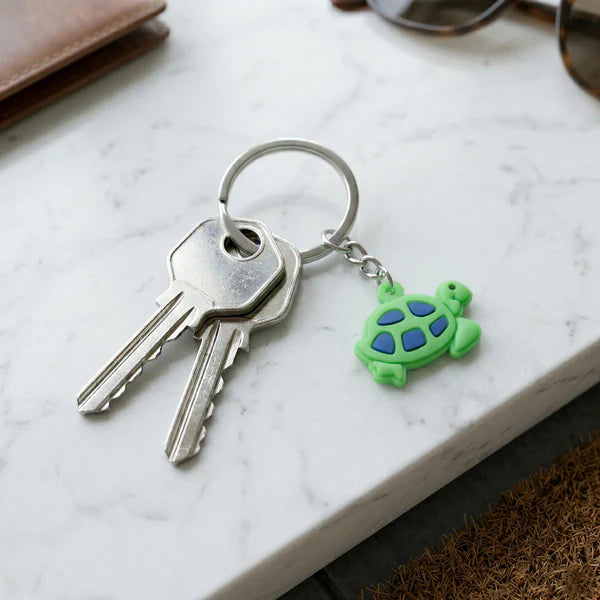Cute Turtle Shape Bag Charm Keychain Set (10 Pc)