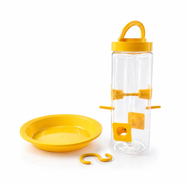 Hanging Bird Feeder With Multi Feeding Ports (1 Pc)