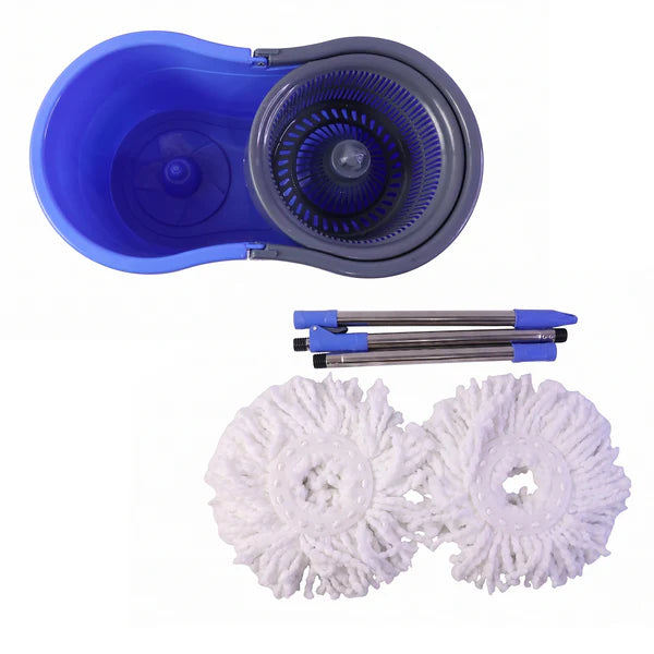 360 Degree Spin Mop Set With Bucket (1 Set 130 Cm Handle)