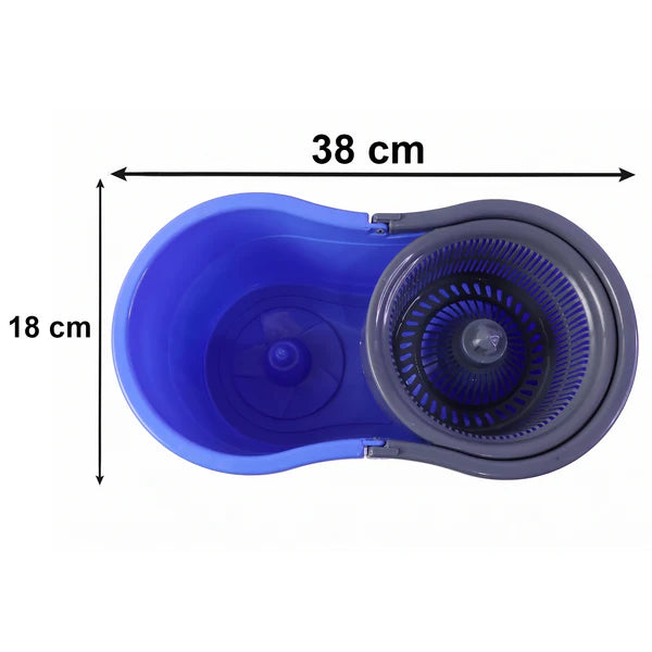 360 Degree Spin Mop Set With Bucket (1 Set 130 Cm Handle)