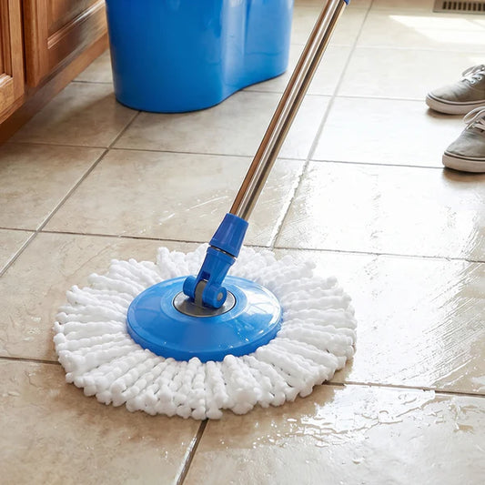 360 Degree Spin Mop Set With Bucket (1 Set 130 Cm Handle)