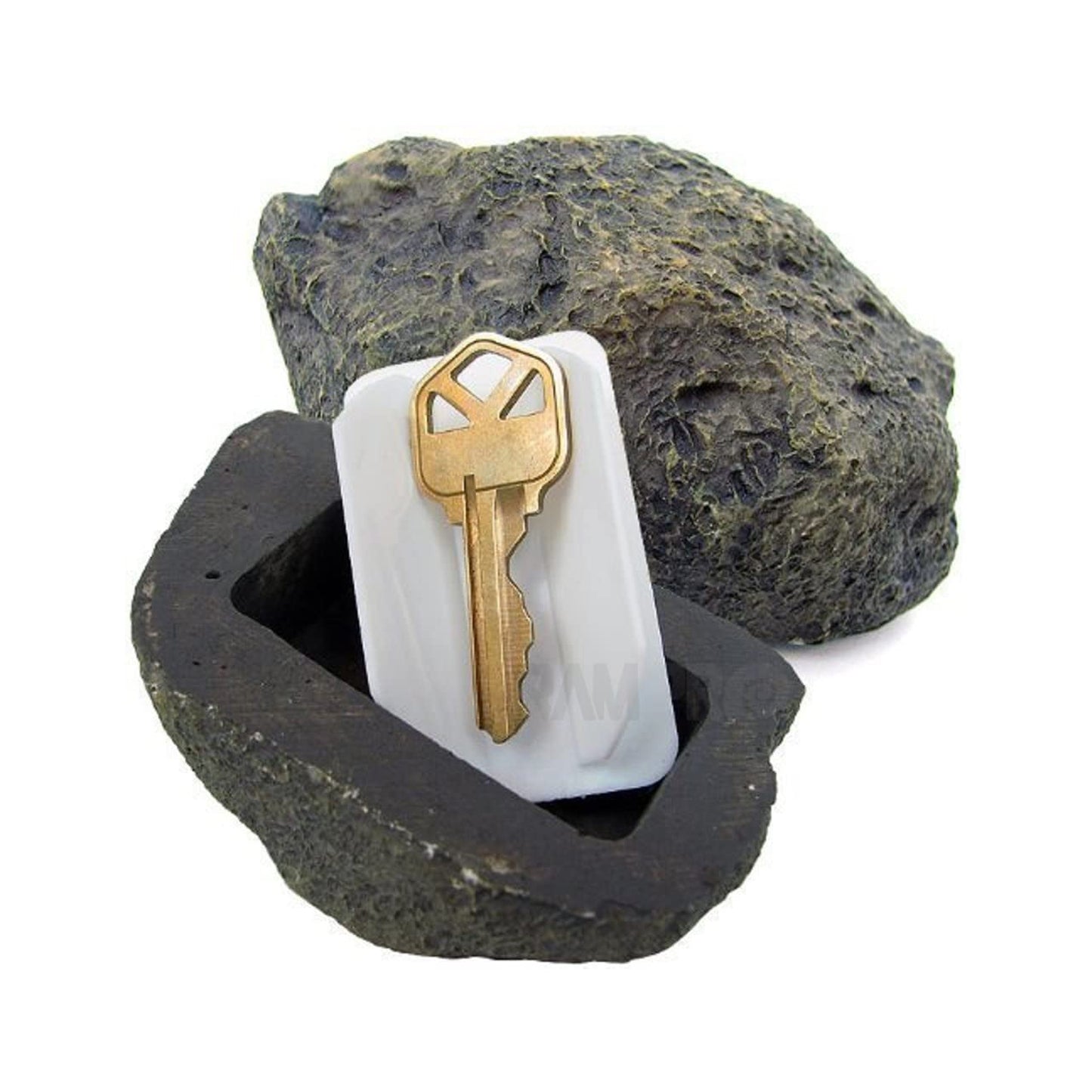 Hide A Key Outside Rock Looks Like A Real Rock - Weatherproof Rock Key Perfect For Emergencies - Fake Rock Key Hider Outside Decorative (1 Pc) - Happy Price - Image 4