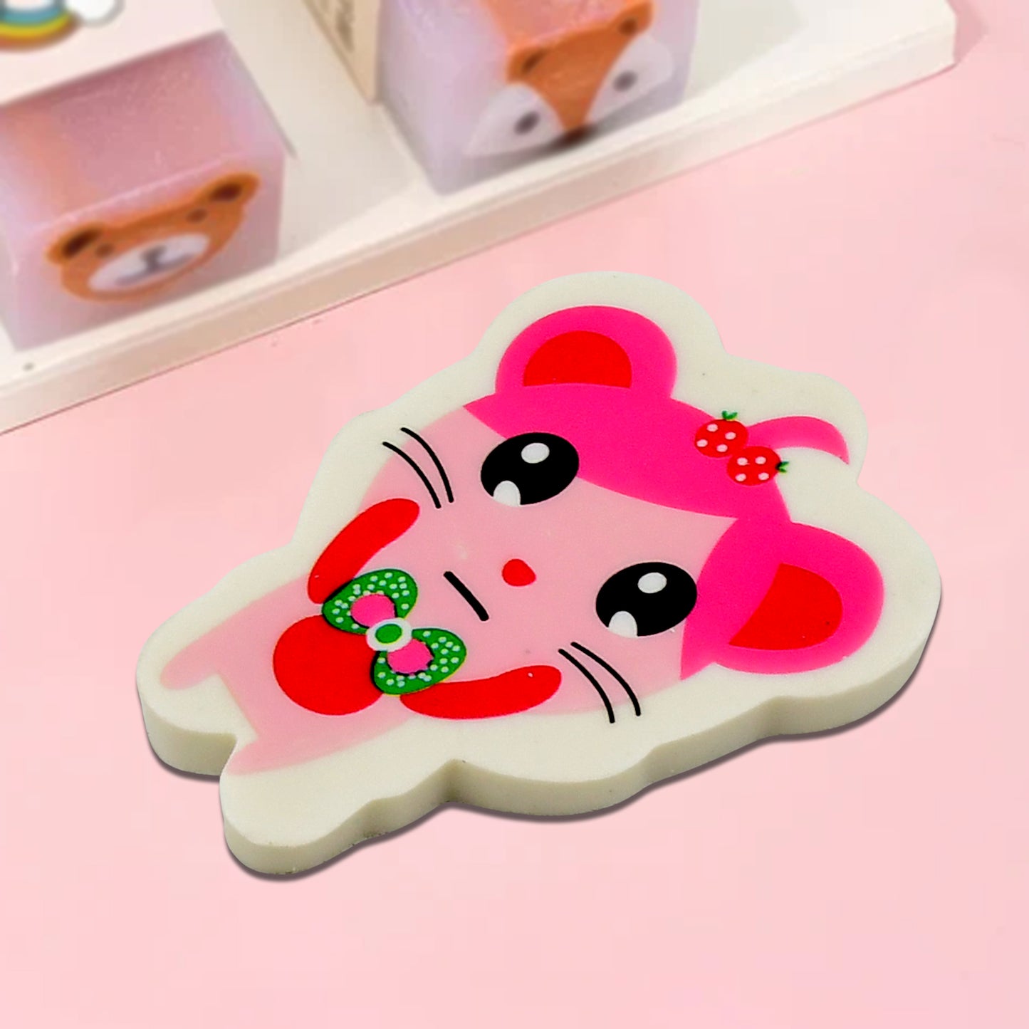 Cartoon Design Eraser (1 Pc  Mix Design) - Happy Price - Image 6