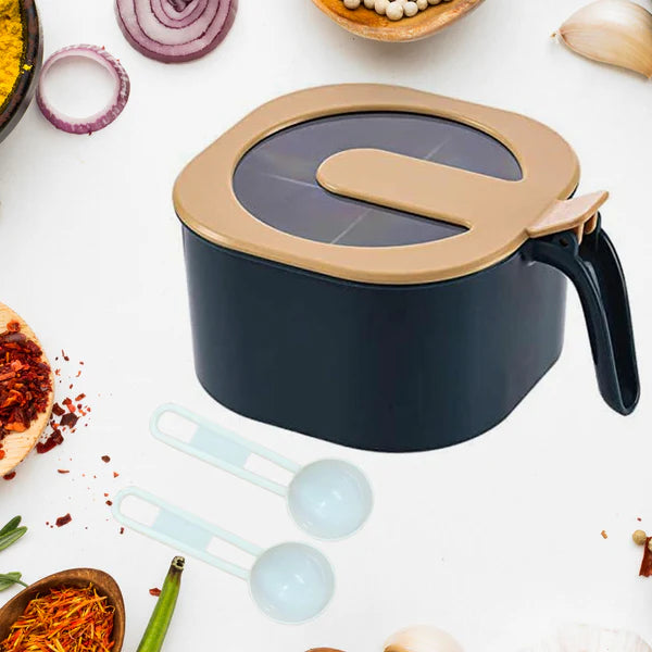 4 Section Fancy Masala Box And Fancy Masala Container Used For Storing Various Types Of Masalas Including In Kitchen Purposes. - Happy Price - Image 4