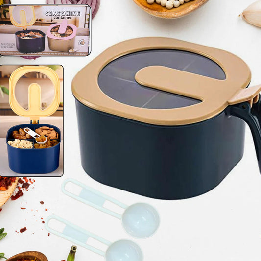 4 Section Fancy Masala Box And Fancy Masala Container Used For Storing Various Types Of Masalas Including In Kitchen Purposes. - Happy Price - Image 1
