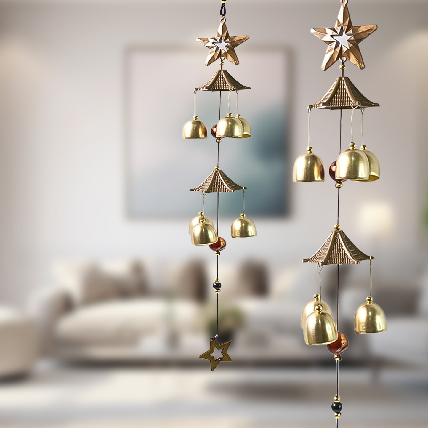 Home Decor Wind Chimes Outdoor Hanging (1 Pc) - Happy Price - Image 2