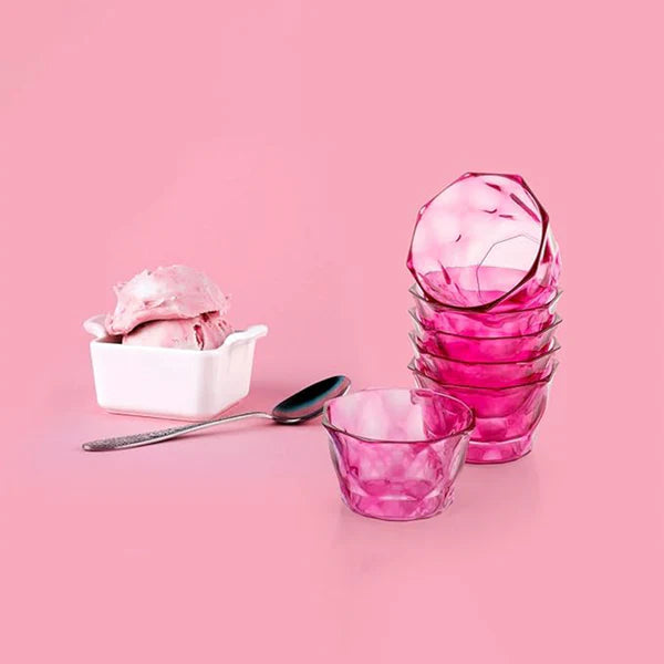 6pc Diamond Shape Ice Cream Bowl Set - Happy Price - Image 4