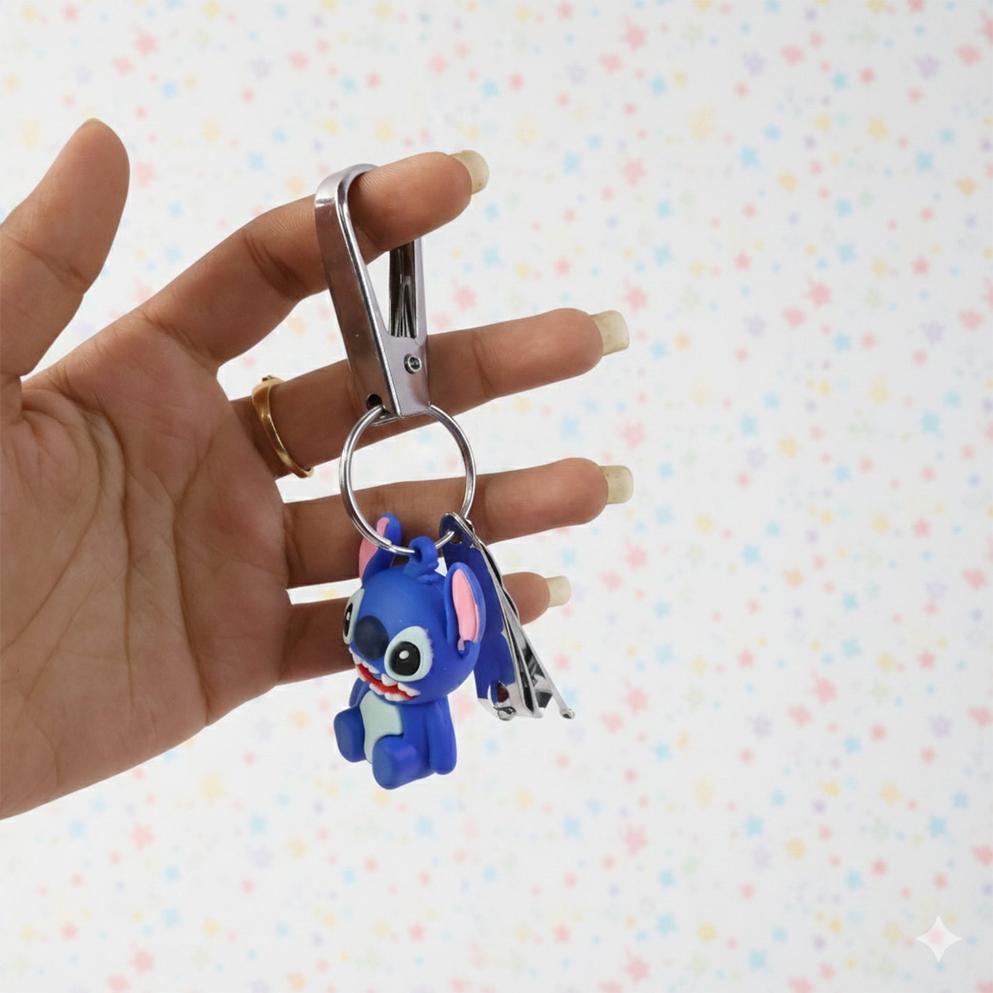 Cartoon Nail Cutter Keychain - Mini Clipper with Keyring (1 Pc) - Happy Price - Image 3