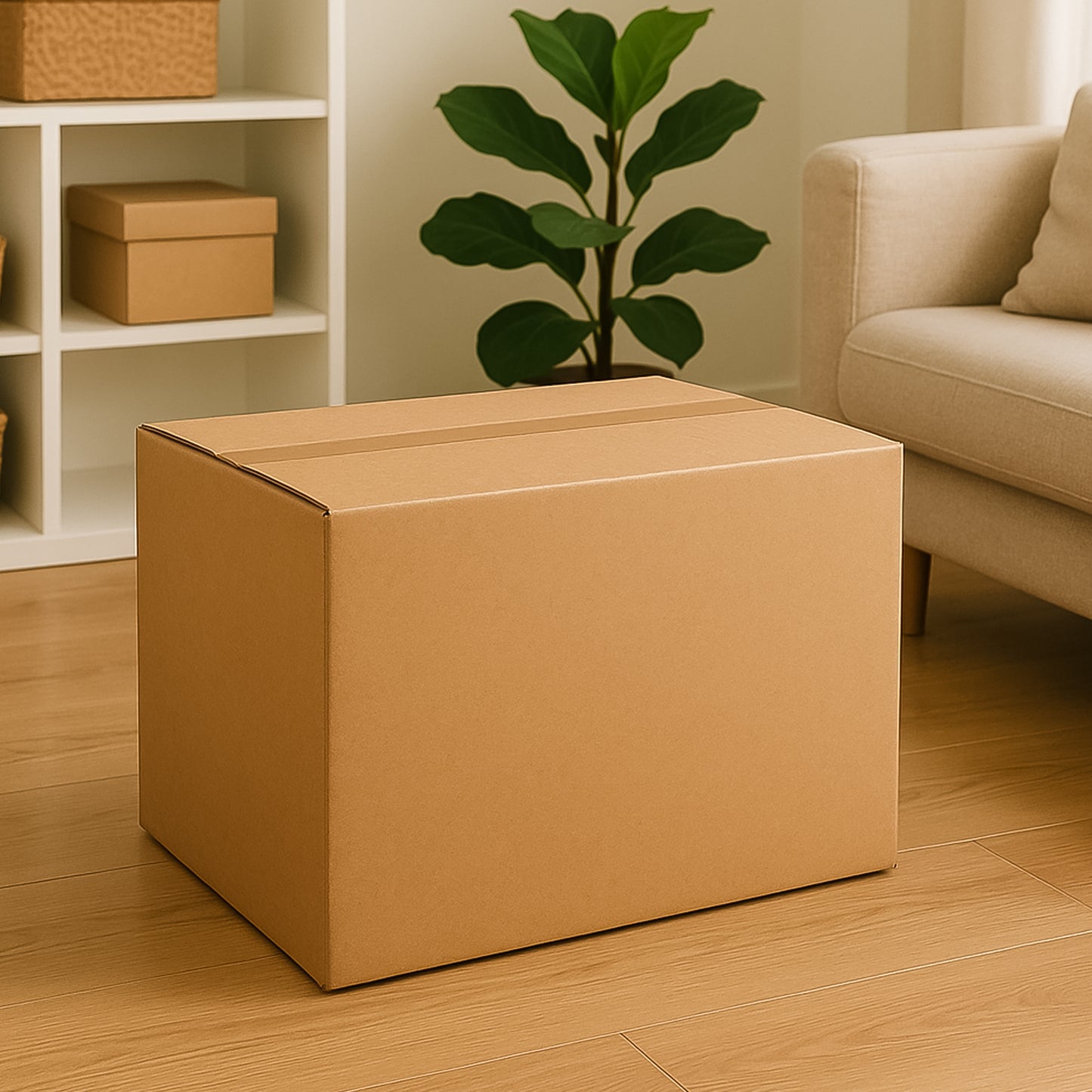 Heavy-duty Brown Box For Product Packing (22x36x28 Cm 1 Pc) - Happy Price - Image 4