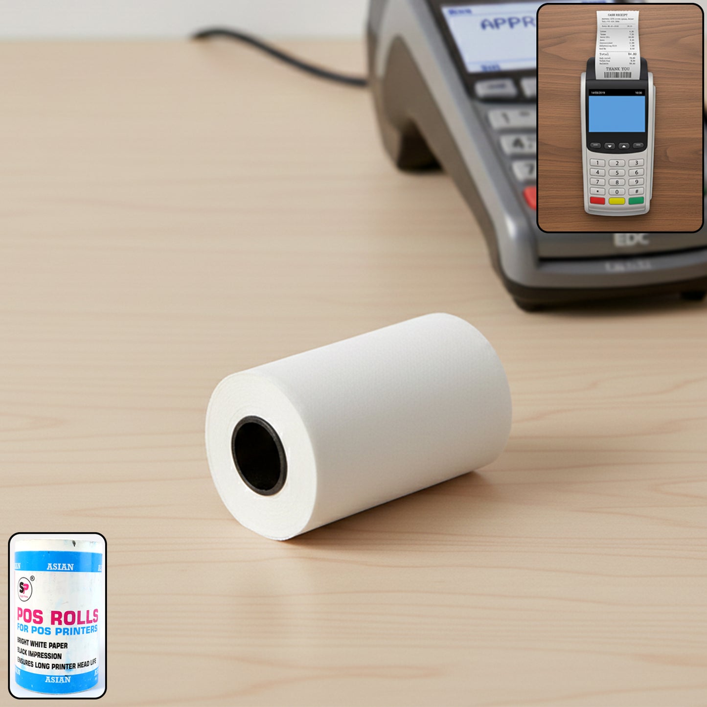 Direct Thermal Label Roll for Barcode & Shipping (57 x 34 MM) - Happy Price - Image 7