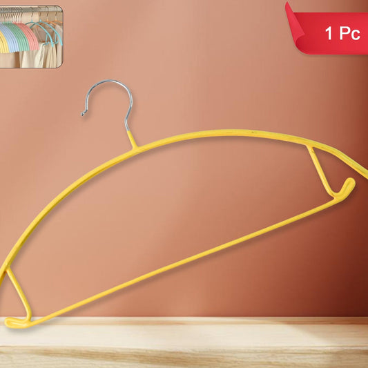 Heavy Duty Metal Clothes Hanger with Non-Slip Coating - 1 Pc - Happy Price - Image 1