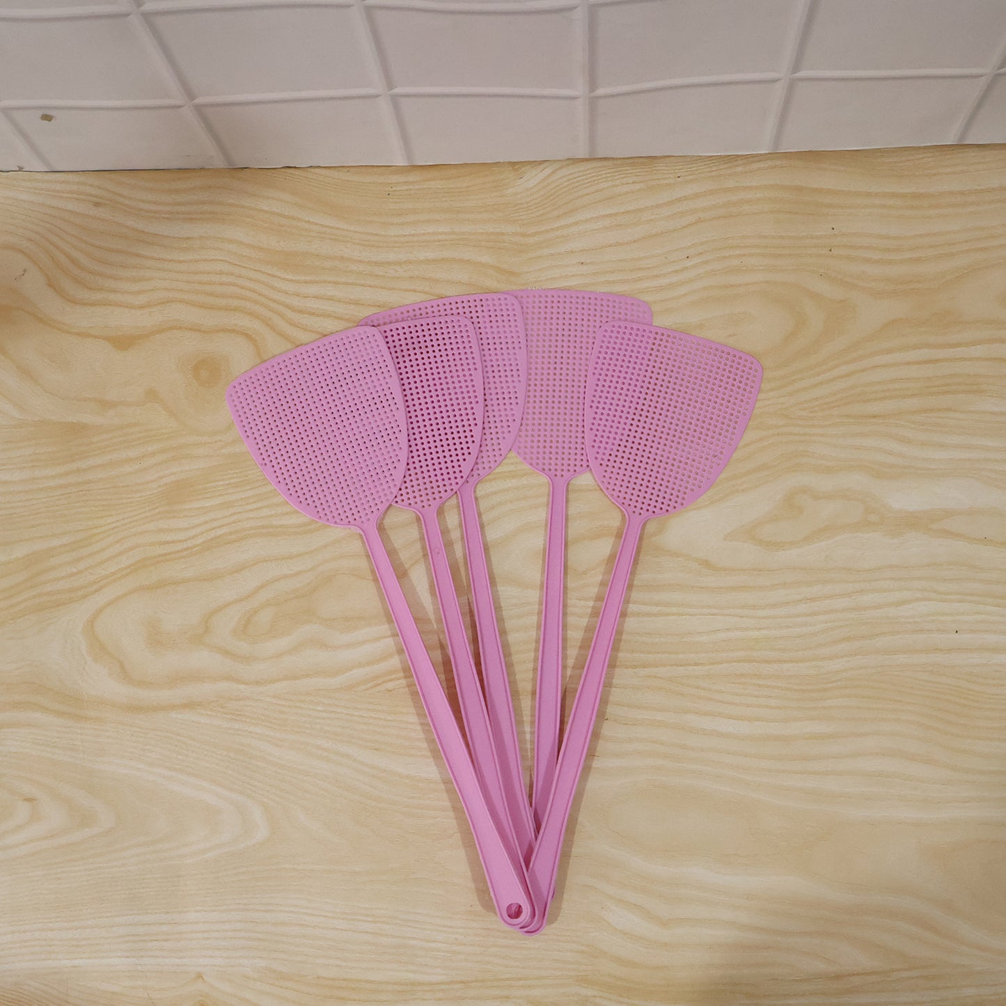 5 Pcs Manual Fly Swatter Set - 39 Cm Long Handle Pest Control Tool - Happy Price - Image 7