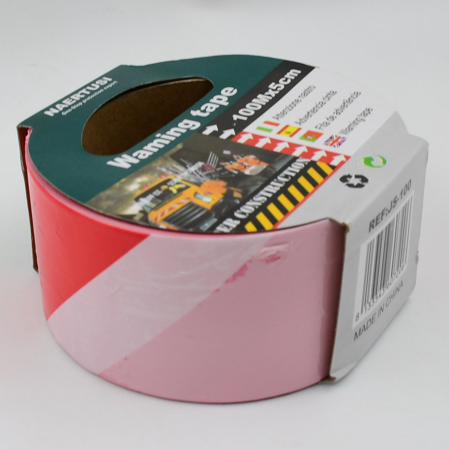 Safety Warning Tape Construction Barrier Tape Non-adhesive (100mx5cm) - Happy Price - Image 4