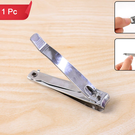 Heavy-duty Stainless Steel Nail Cutter with File - 1 Pc - Happy Price - Image 1