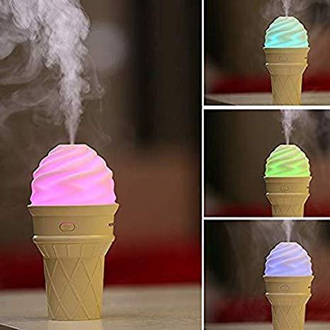 Ice Cream Design Led Humidifier For Freshening Air  Fragrance (Multicoloured) - Happy Price - Image 4