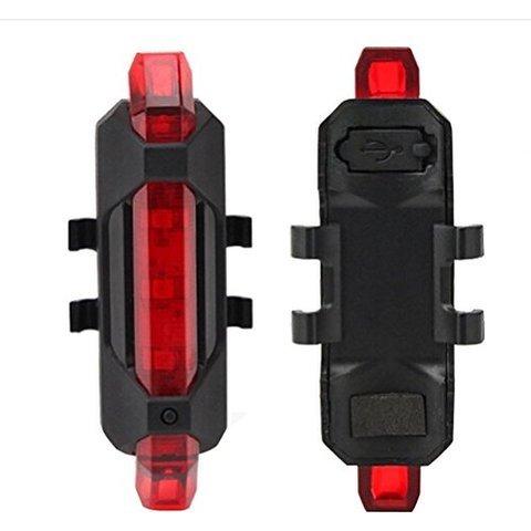 Waterproof Rechargeable Red LED Bicycle Front Light - Happy Price - Image 1